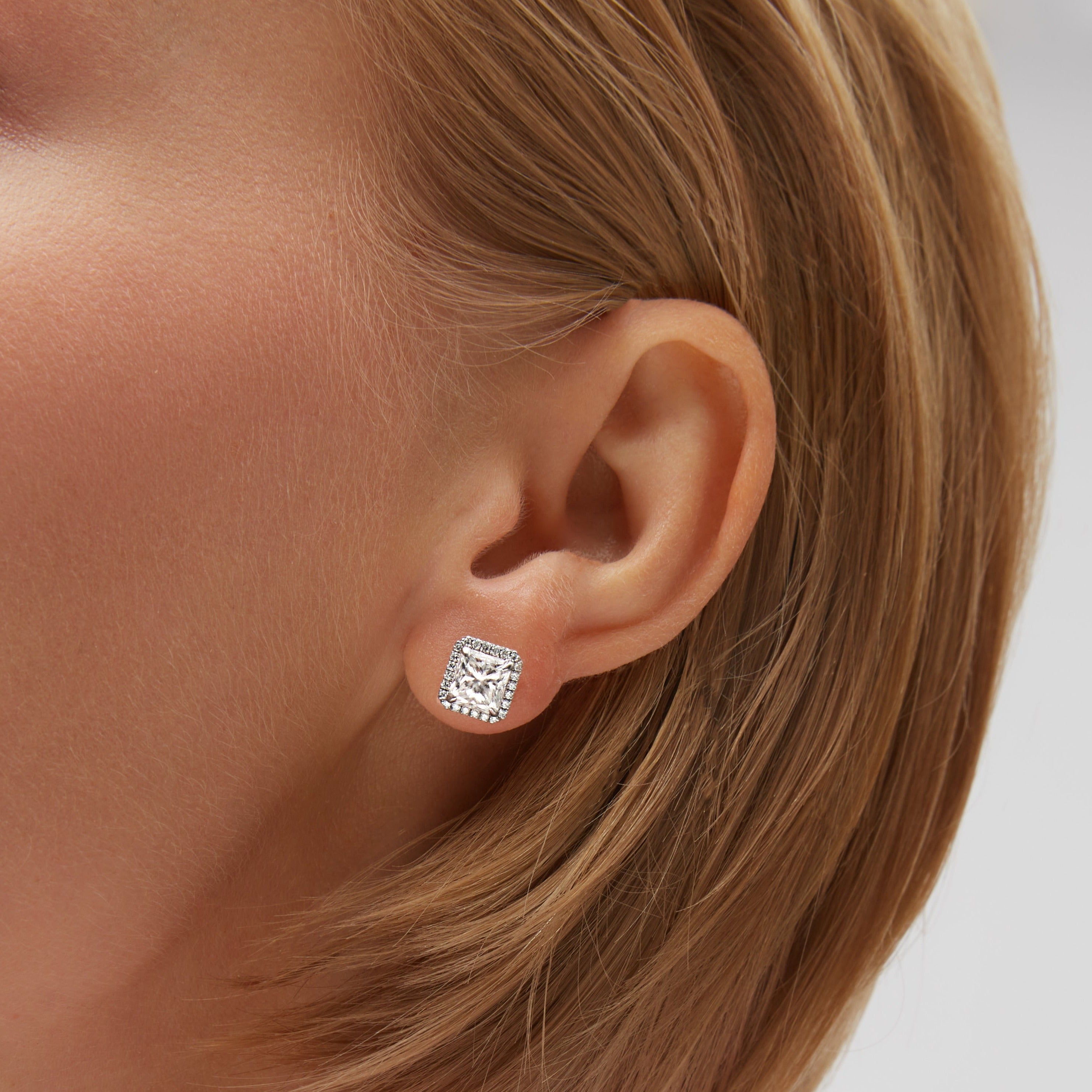 RADIANT CUT DIAMOND EARINGS, GIA REPORTS – Addessi Jewelers